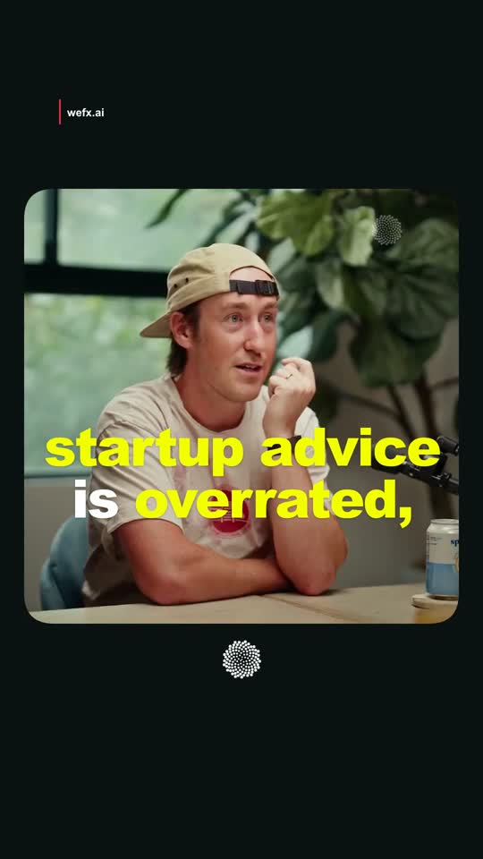 Railway reel about startup advice
